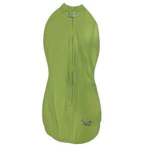 Woombie Mega Baby Swaddle Neutral Green Soft Stretchy Bedtime